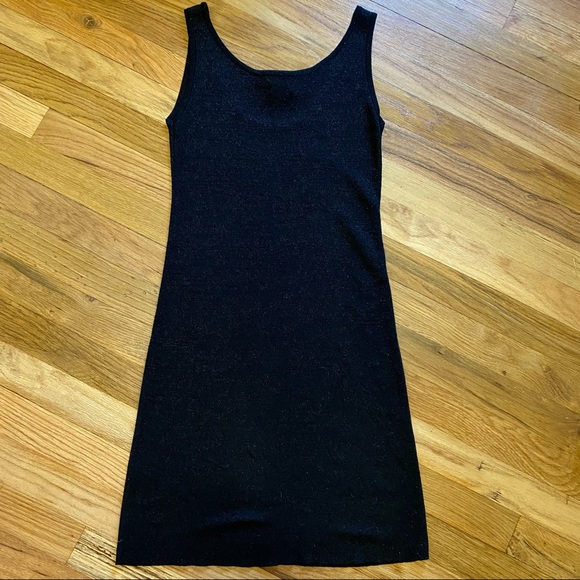 Vintage Y2k Yoana Baraschi Original Knitwear Sparkly Sweater Tank Dress - Picture 2 of 5